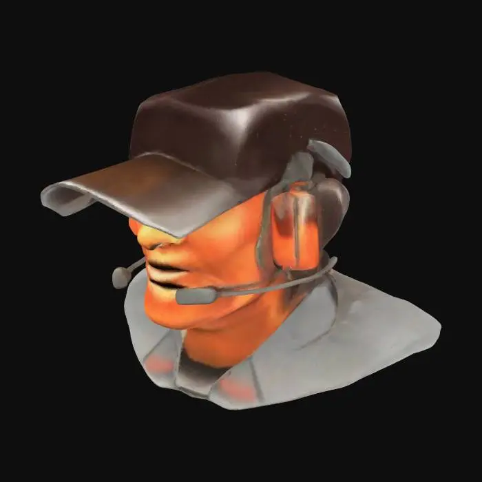 3D model for TF2 Scout