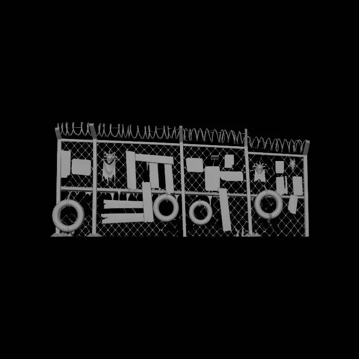 3D model for Home Behind Barbed Wire