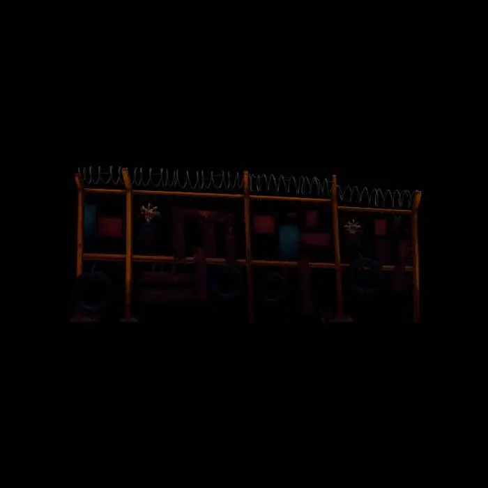 3D model for Home Behind Barbed Wire