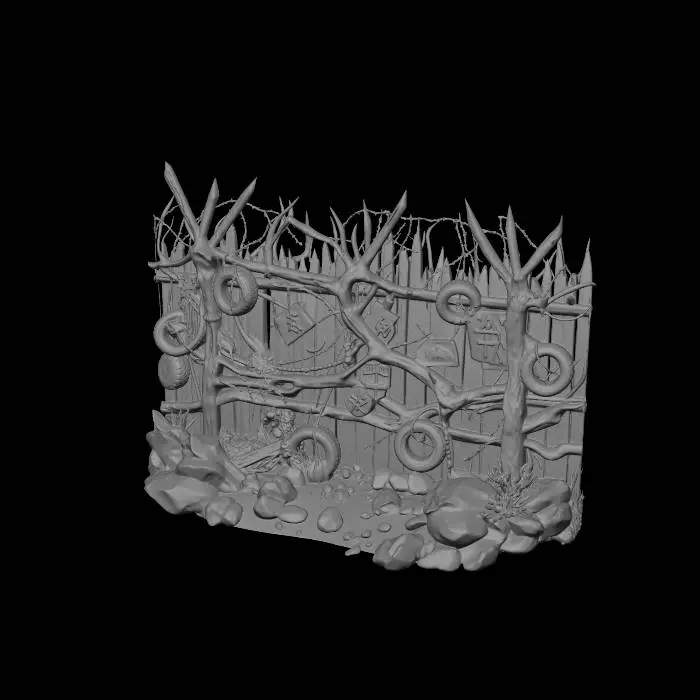 3D model for Rust Gate of Desolation