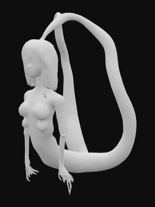 3D model for Mystical Serpent Guardian