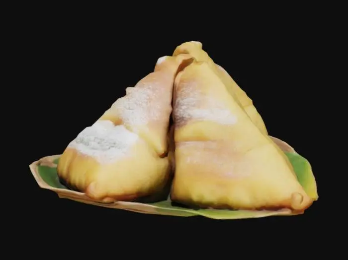 3D model for kenyan Mandazi food