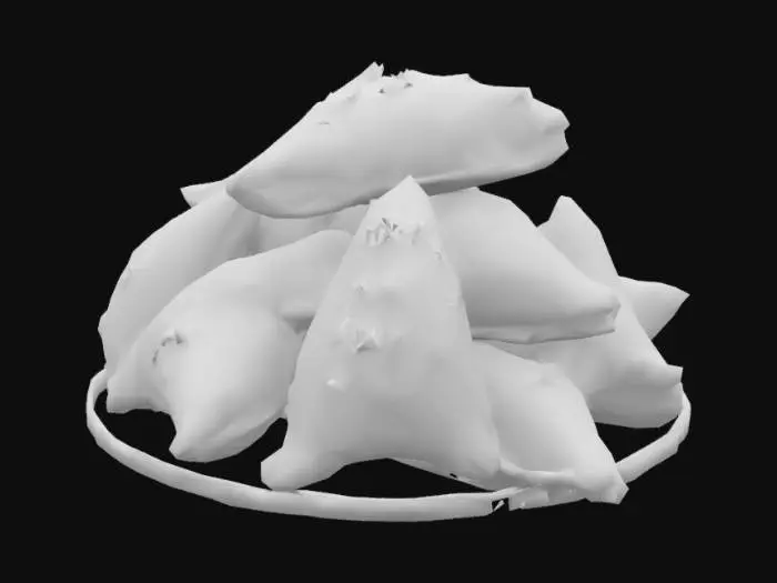 3D model for kenyan Mandazi food