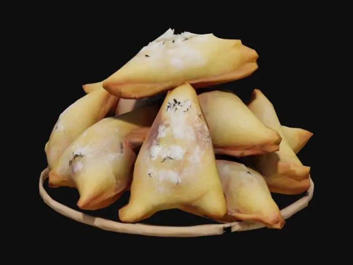 3D model for kenyan Mandazi food