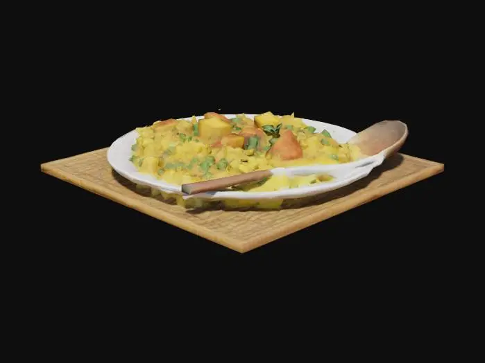 3D model for kenyan irio food