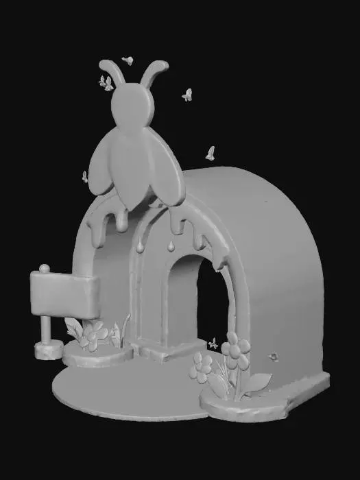 3D model for Bee Garden Entrance