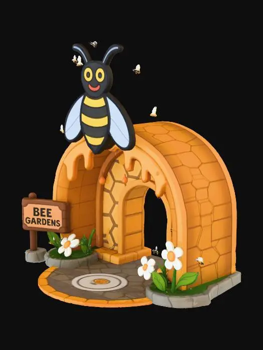 3D model for Bee Garden Entrance