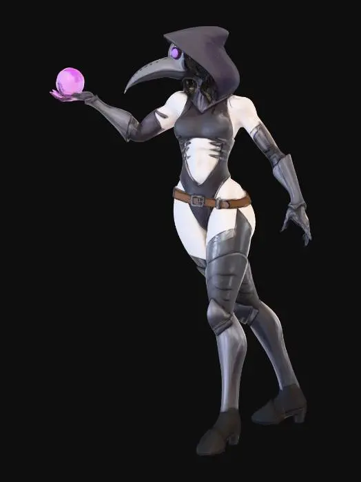 3D model for Plague Sorceress