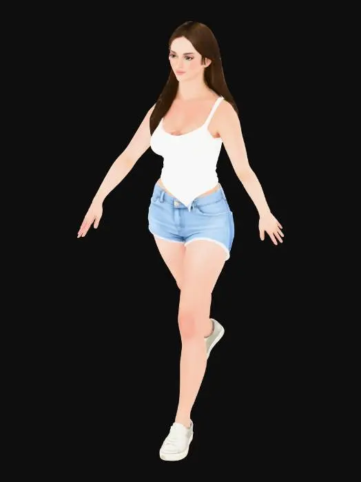 3D model for Virtual Reality Character