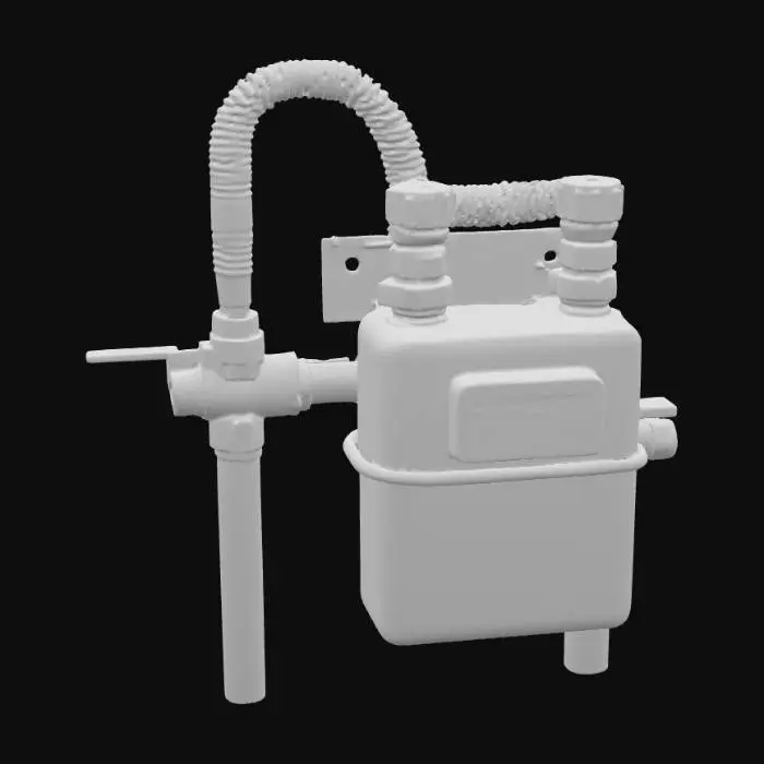 3D model for Gas Meter Installation