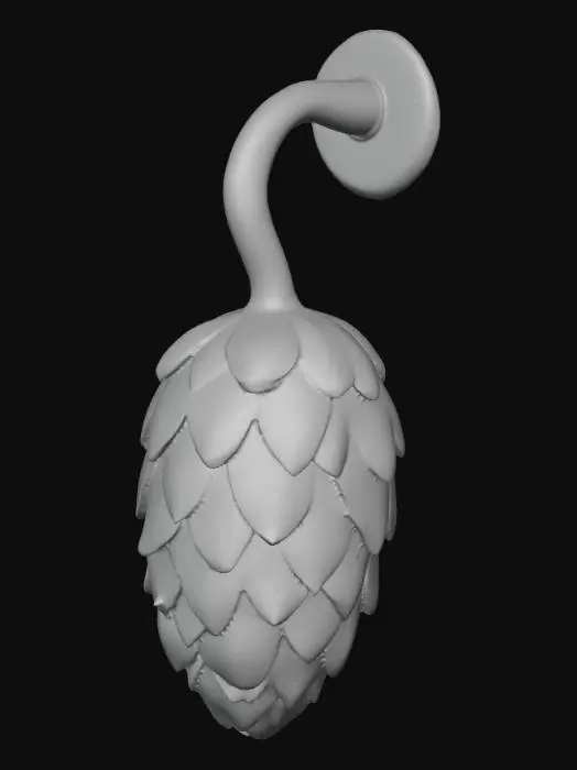 3D model for Pinecone Door Knocker