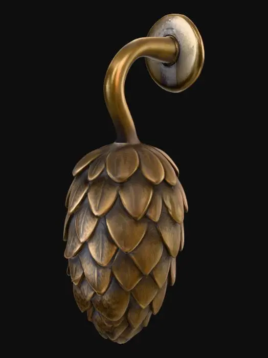 3D model for Pinecone Door Knocker