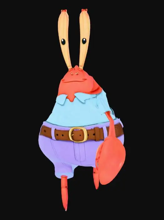 3D model for Crabby Businessman
