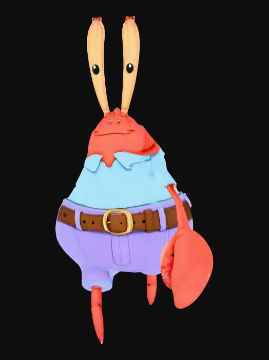 3D model for Crabby Businessman