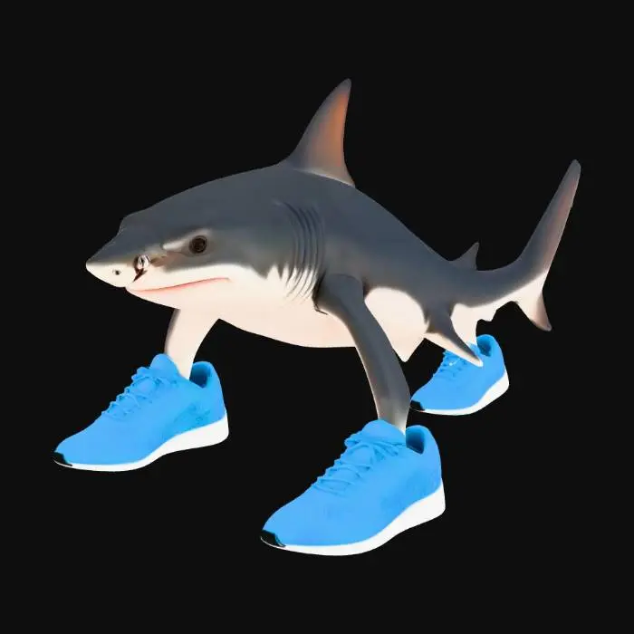 3D model for Sneaker Shark