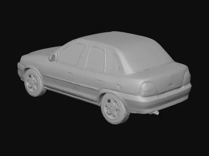 3D model for Car View Diagram
