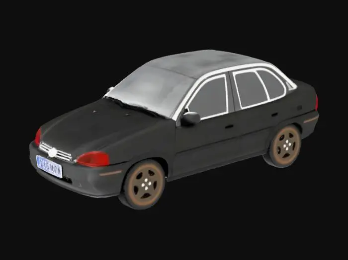 3D model for Car View Diagram