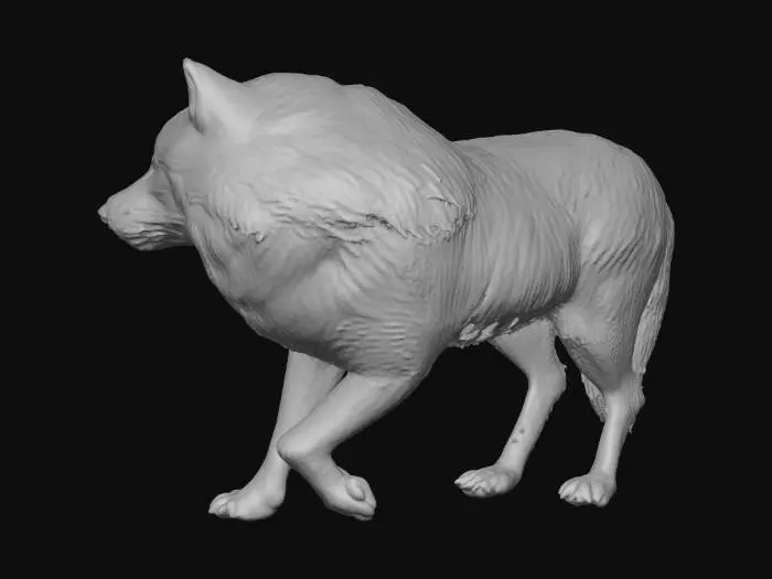 3D model for Chromatic Wolf