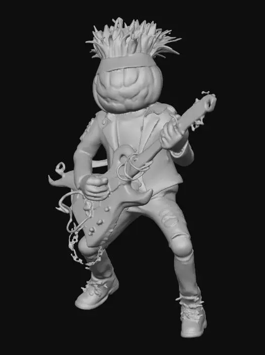 3D model for Rocker Jack-o'-Lantern Bash