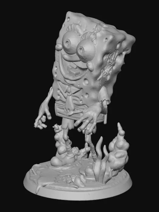 3D model for Zombie Sponge