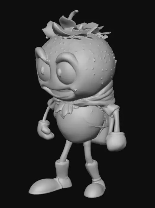 3D model for Strawberry Warrior