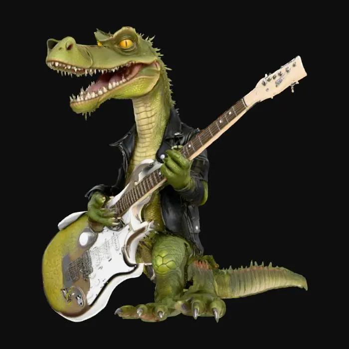 3D model for Rockin' Gator