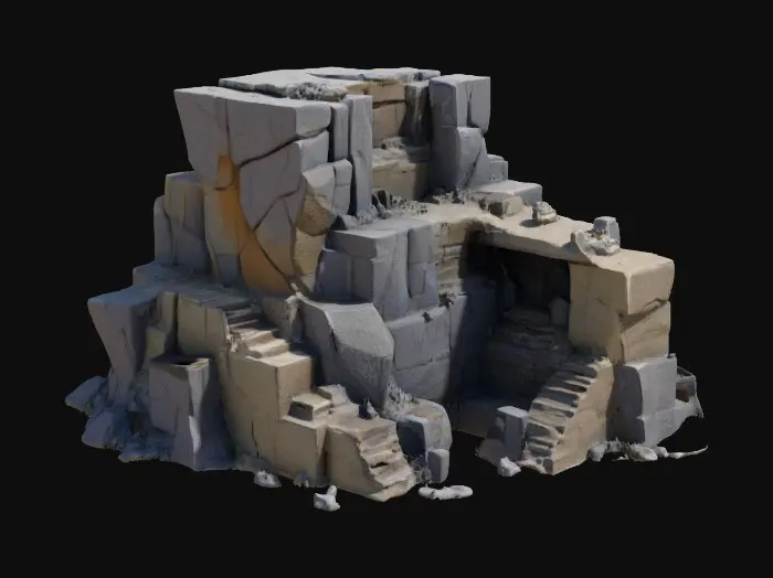 3D model for Ancient Stone Ruins