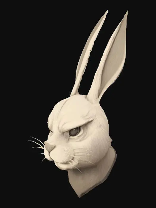 3D model for Stoic Rabbit