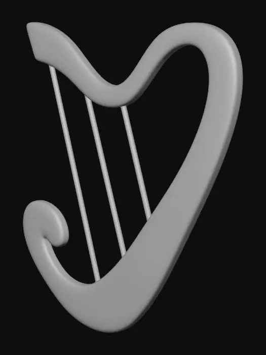 3D model for harp