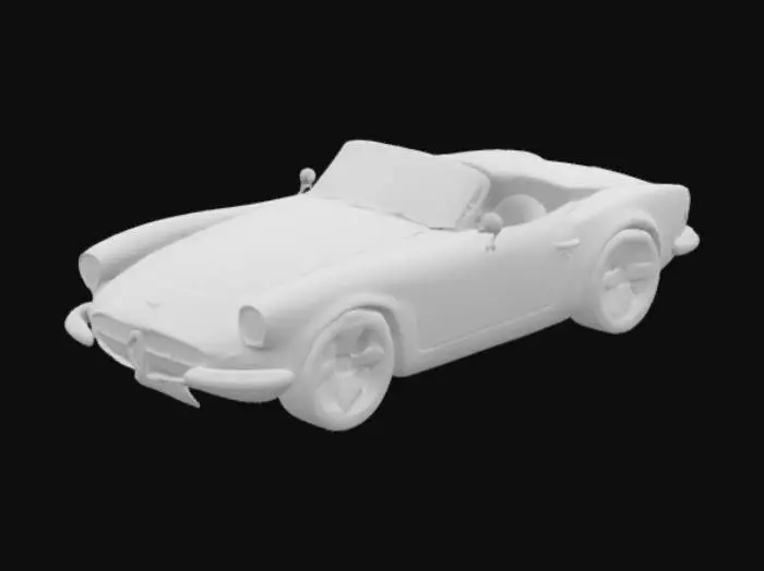 3D model for Barbie Car
