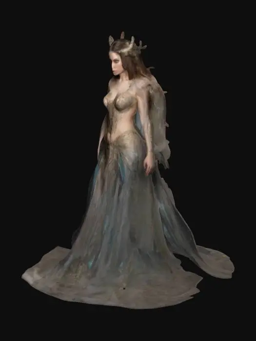 3D model for Lust Woman in mythical dress
