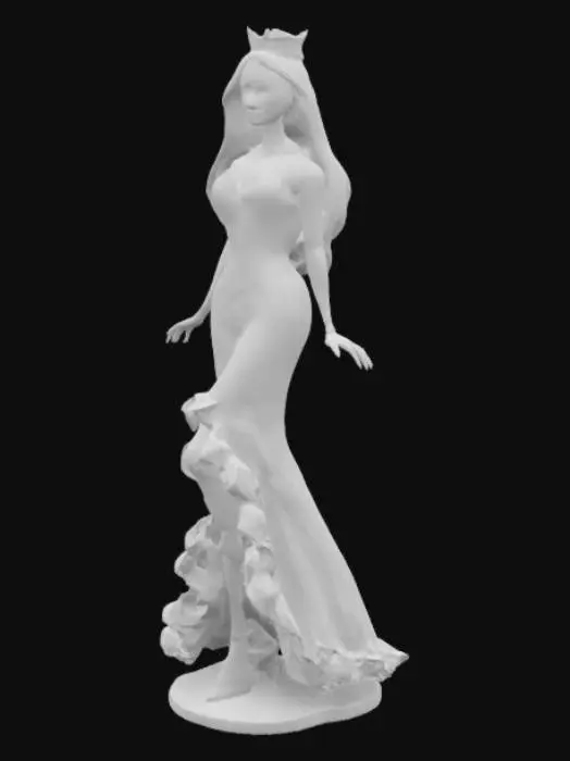 3D model for Barbie Statue
