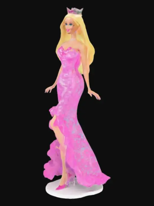 3D model for Barbie Statue
