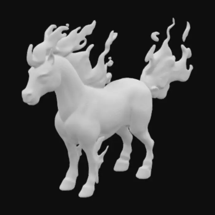 3D model for Inferno Stallion