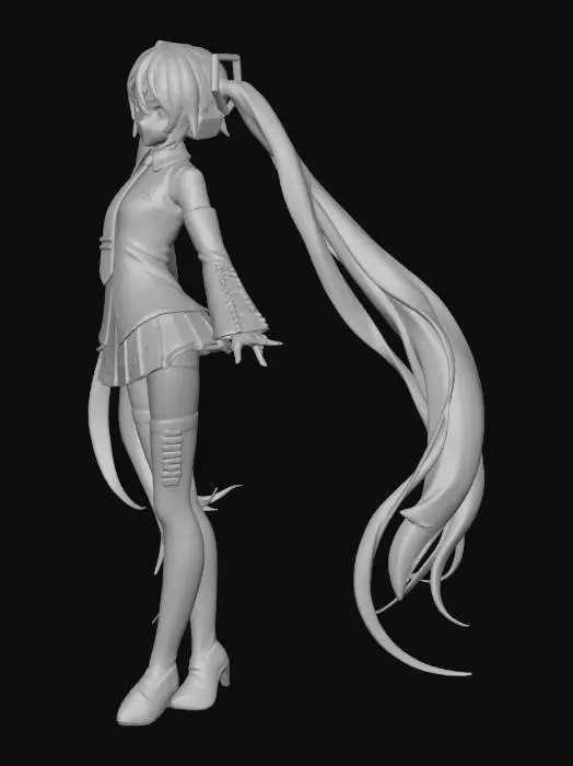 3D model for Vocaloid Character