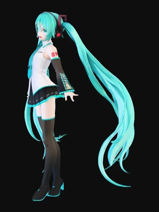 3D model for Vocaloid Character