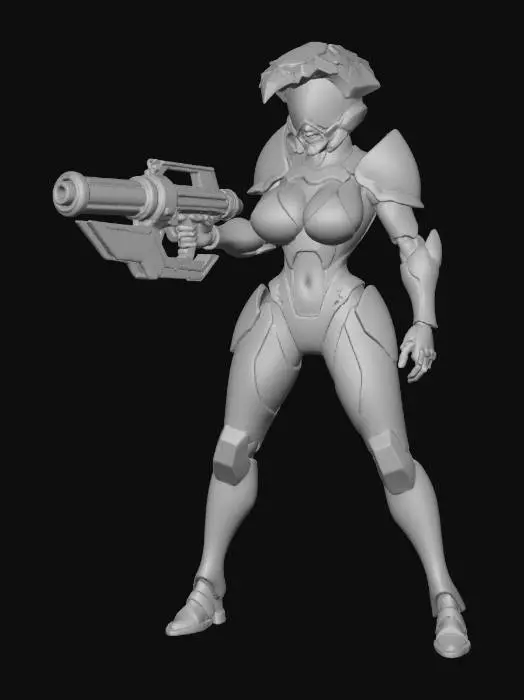 3D model for Cyber Valkyrie