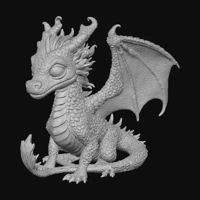 3D model for Fiery Hatchling