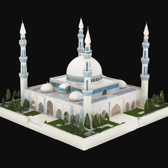 3D model for Majestic Mosque Model