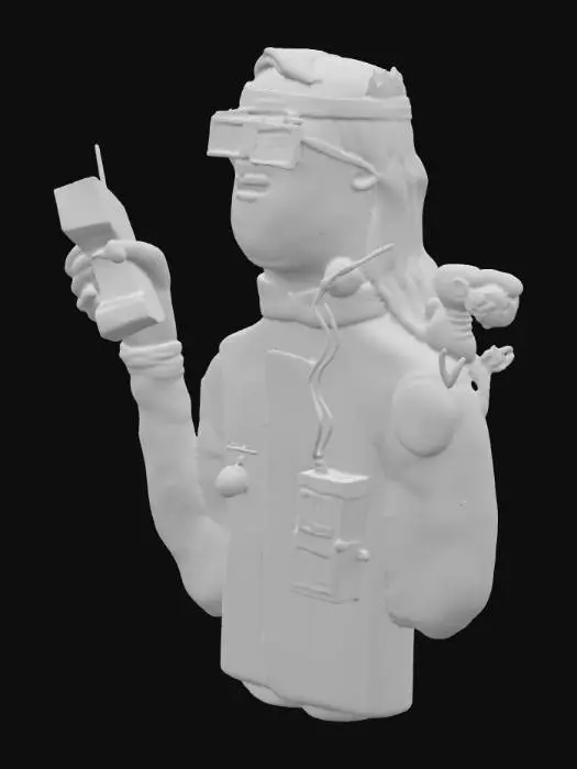 3D model for Retro Tech Enthusiast