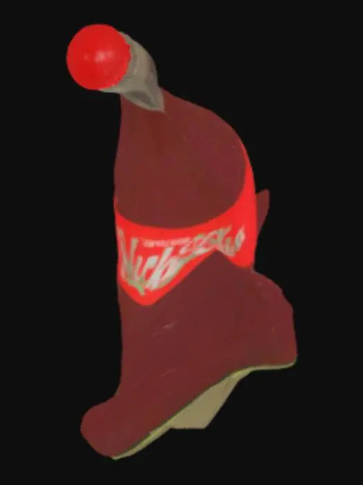 3D model for a bottle of coke that says "nuka-cola" instead of cocacola.