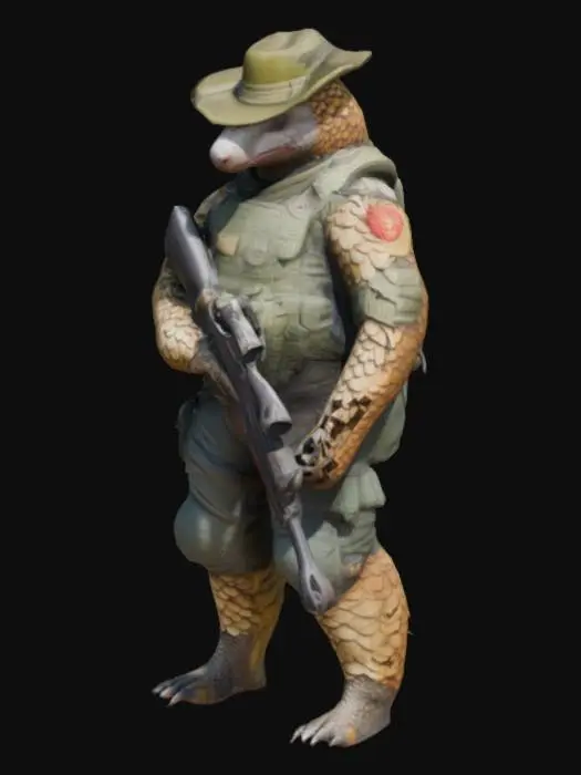 3D model for Pangolin Ranger