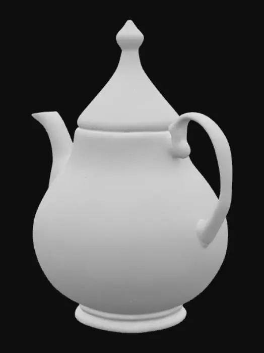 3D model for Gourd shaped teapot base with no lid