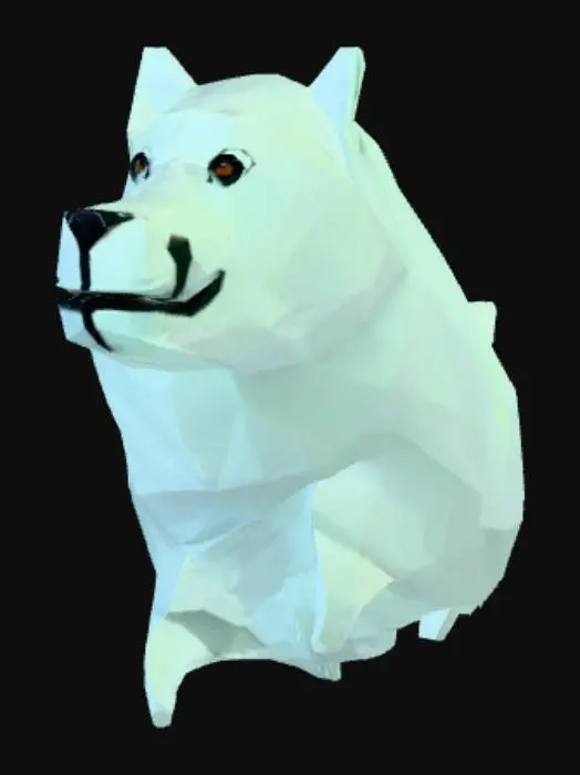3D model for Undertale puppy