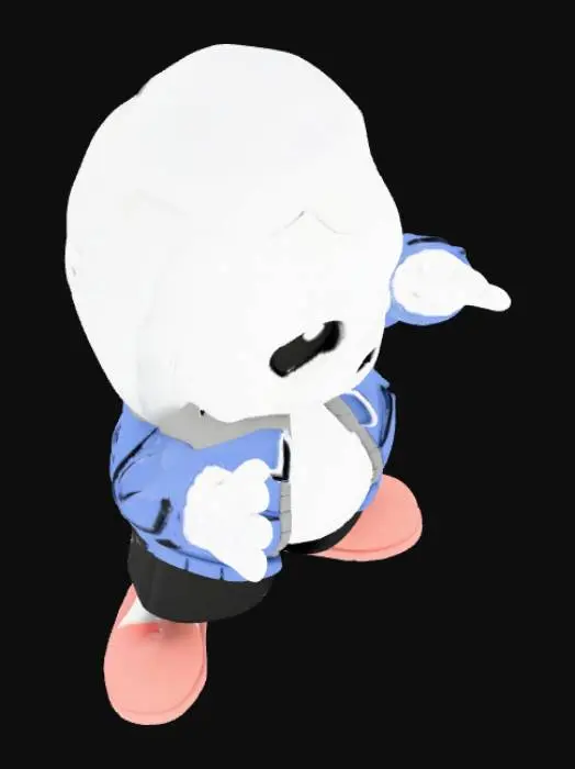 3D model for Sans