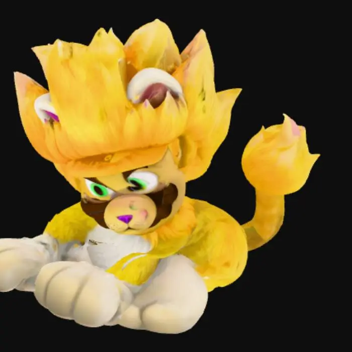 3D model for Super Mario Kitty Mode
