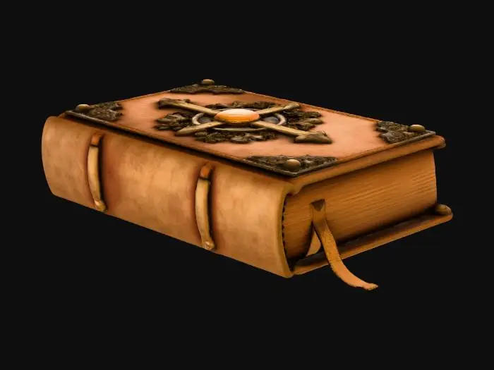 3D model for Ancient Sacred Tome