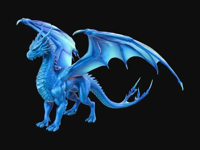 3D model for generate image like this but i need the 3d modeler to be able to make the tails correctly