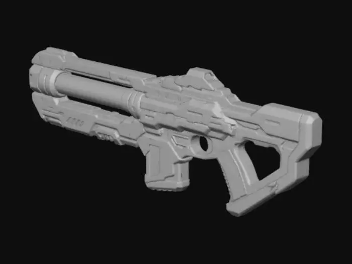 3D model for Plasma Arc Rifle