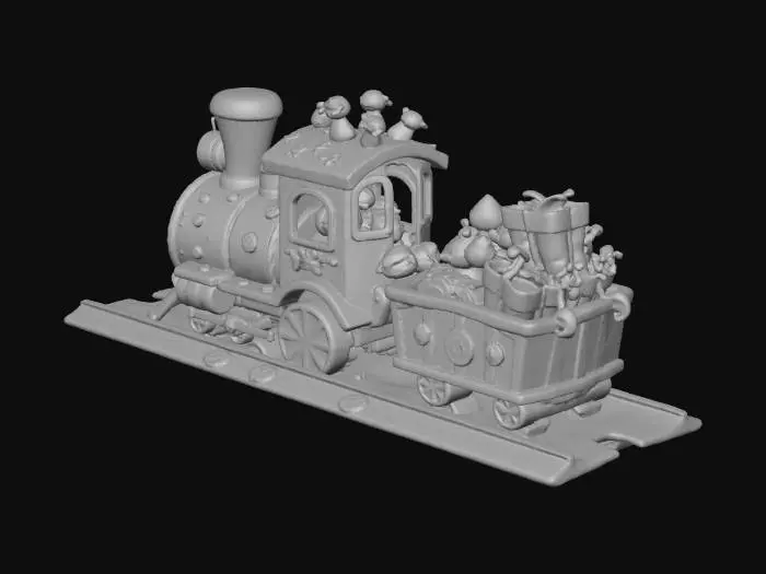 3D model for Candy Cane Express